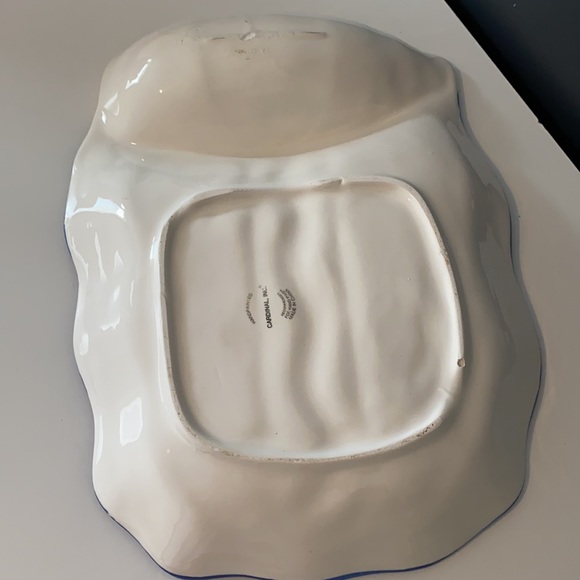 Hot dog mustard BBQ platter tray serving dish plat à servir hot-dog moutard - Picture 5 of 10